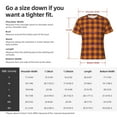 thumbnail image 4 of Rocae Fall Buffalo Plaid for Men's Moisture-Wicking Crew Tee - T-Shirt for Sports, Outdoor Activities, and Casual WearMedium, 4 of 9