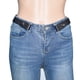 thumbnail image 5 of Cinturón elástico unisex ajustable sin hebilla para vaqueros, pantalones y vestidos (negro), 5 of 8