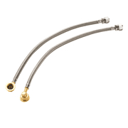 Krowne E-Z Install Wall Mount Faucet Stainless Steel Water Line Kit (1/2-in, 22-in Long) - 21-444L