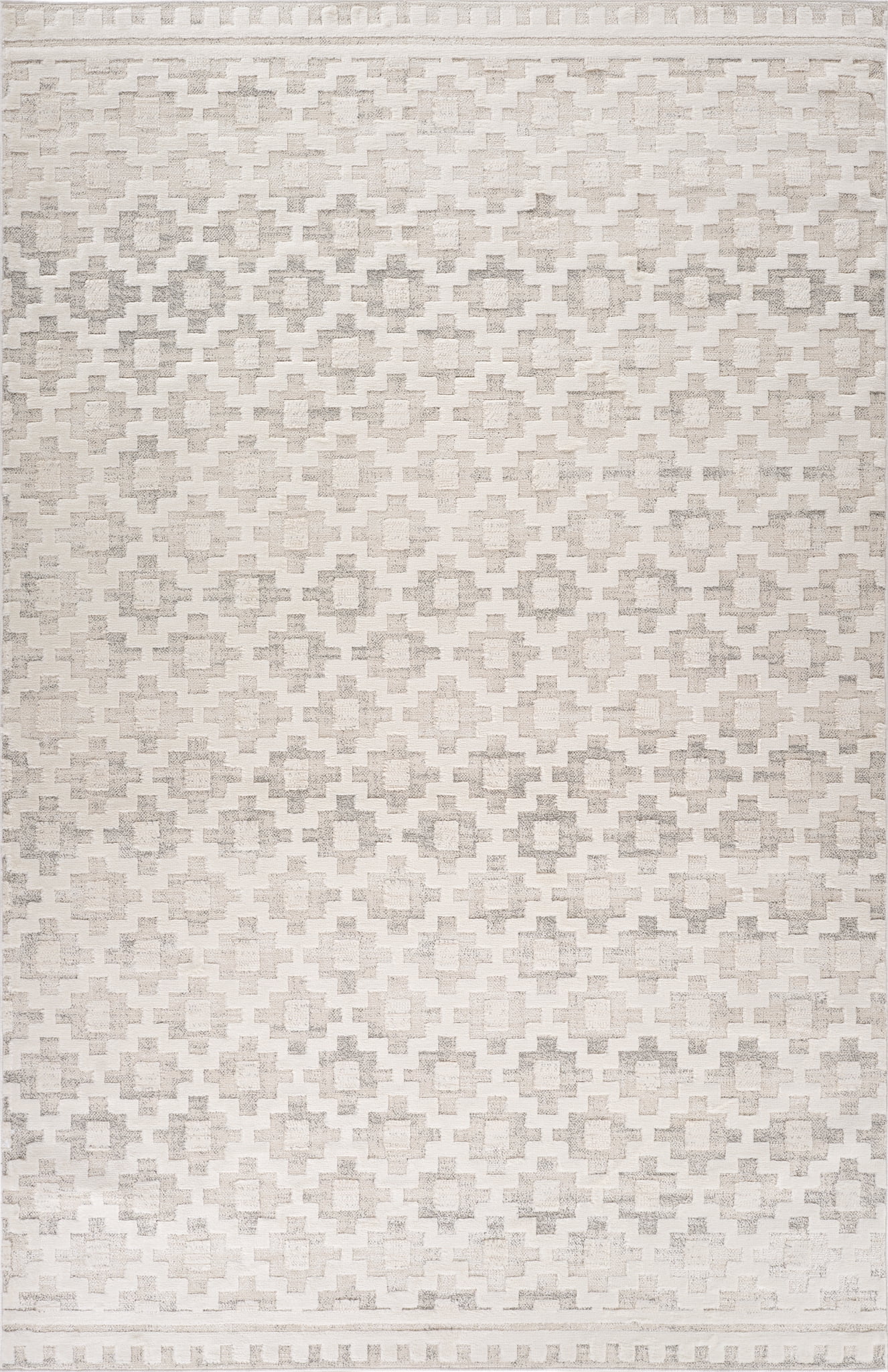 Rug Branch Astra Modern Indoor Area Rug, Beige Cream, Abstract - Living Room, Bedroom, Dining Room