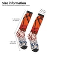 thumbnail image 3 of Bingfone Compression Socks for Women and Men Long Socks for Running Athletic Cycling Nurse-Basketball Shot, 3 of 8