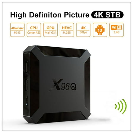 X96Q Smart Tv Box Android 10.0 Set-Top Box Digital TV Converter