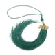 thumbnail image 2 of Cordón de borlas de graduación escolar de 40 cm para ropa académica. Verde, 2 of 8