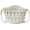 White, variant on Handwoven Crossbody Handbag Summer Beach Bucket bag Cotton Crochet Shoulder Bag Basket Purse for Women