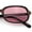 Brown - Burgundy, variant on Womens Rectangular Snug Dad Fashion Thin Plastic Sunglasses Black - Beige