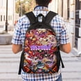 thumbnail image 4 of Hazbin Hotel Backpacks Bookbag Casual Daypack Backpacks for Travel Camping Hiking, 4 of 6