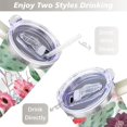 thumbnail image 5 of Cactus 40 Oz Tumbler with Handle Lid and Straw, Stainless Steel Double Walled Vacuum Insulated Cup, Cute Anniversary Wedding Birthday Gifts Tumbler for Women Men Friends Outdoor Indoor, 5 of 7