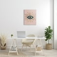 thumbnail image 2 of Stupell Industries Evil Eye Glam Boho Pattern Bold Blue Pink, 24 x 30, Design by Grace Popp, 2 of 7