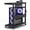 Black, variant on Height Adjustable PC Tower Stand with Wheels, 2-Tier Mobile CPU Stand with Cable Management & Side Hooks, Rolling Printer Stand for Under Desk Home Office