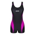 thumbnail image 2 of TiaoBug Women One Piece Swimsuits Sleeveless Athletic Jumpsuit Swimwear, 2 of 7