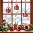 thumbnail image 6 of LED Lighted Christmas Gift Box Hanging Ornament, Iron Present Decoration with Built In Light for Tree Garland Holiday Display, 6 of 6