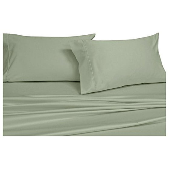 Royal Hotel S Solid Sage 600 Thread Count 4pc Olympic Queen Bed Royal Hotel S Solid Sage 600 Thread Count 4pc Olympic Queen Bed Sheet Set 100 Percent Cotton Sateen Deep Pocket Com