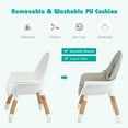 Babyjoy 5in1 Baby High Chair Infant Wooden Convertible Chair w/ 5