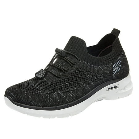 

Sneakers for Women Women Breathable Lace Up Shoes Flats Casual Shoes Unisex Lightweight Work Shoes Sporty Breathable Slip Work Trainers Shoes for Women Pu 40