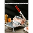 thumbnail image 3 of Slicing Machine, Small Household Multifunctional Slicing Machine Manual Frozen Meat Slicer Beef Mutton Roll Maker for Potato Chips Making Me, 3 of 7