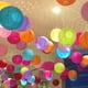 thumbnail image 3 of Linternas de papel 8 '' Decoraciones para fiestas al aire libre Decoración de la sala de estar para Meterk Lampara de papel, 3 of 7
