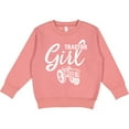 thumbnail image 2 of Inktastic Tractor Girl Toddler Sweatshirt, 2 of 4
