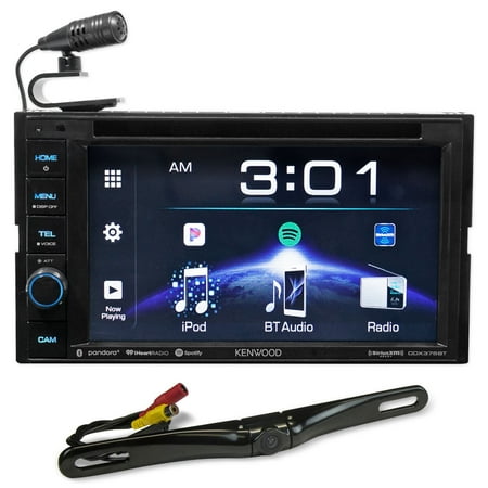 Kenwood DDX376BT 6.2" In-Dash DVD Monitor Bluetooth Receiver w/USB+Backup Camera