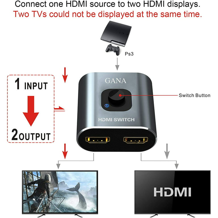 How Do I Connect Two HD Devices to One HDMI Input on my HDTV