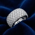 thumbnail image 5 of Pompeii 5 3/4ct Pave Lab Grown Diamond Eternity Wedding Anniversary Ring (FG,VS), 5 of 6