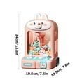 thumbnail image 7 of CYBIBO Claw Machine for Kids, Mini Claw Machine, Kids Claw Machine, Mini Home Crane Machine Toys, Electronic Arcade Game Dispenser Toy for Girls Boys Gift - Rabbit, 7 of 7