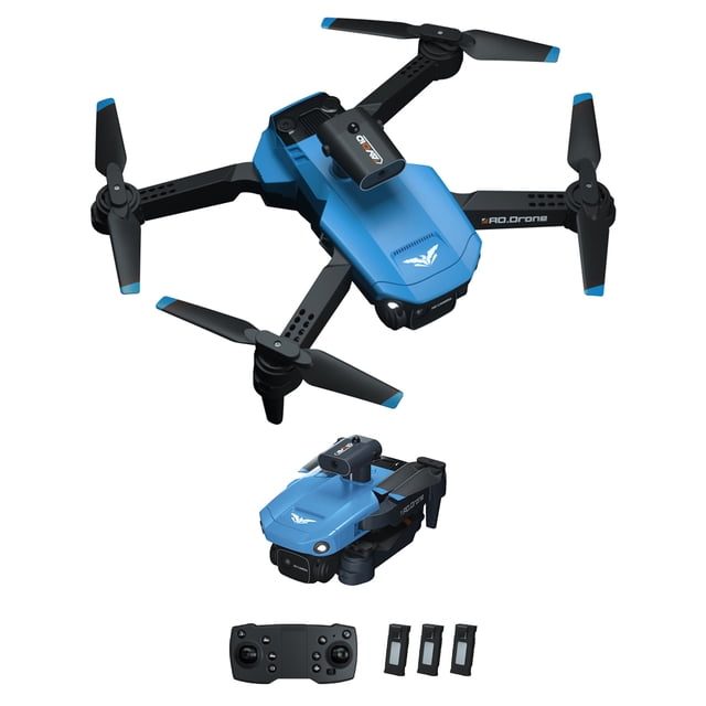 Juguetes De Vuelo Dron de 2,4 GHz, cámara dual 4K HD, fácil retorno automático, altitud fija, FPV, cuadricóptero RC Likrtyny libre de BPA