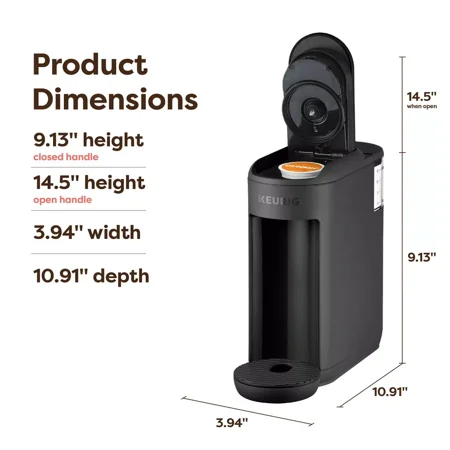 Keurig K-Mini Mate Single-Serve K-Cup Pod Coffee Maker - Black