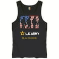 thumbnail image 5 of US Army Be All You Can Be Tank Top American Flag Military Veteran DD 214 Patriotic Armed Forces Licensed Men's Top, 5 of 7