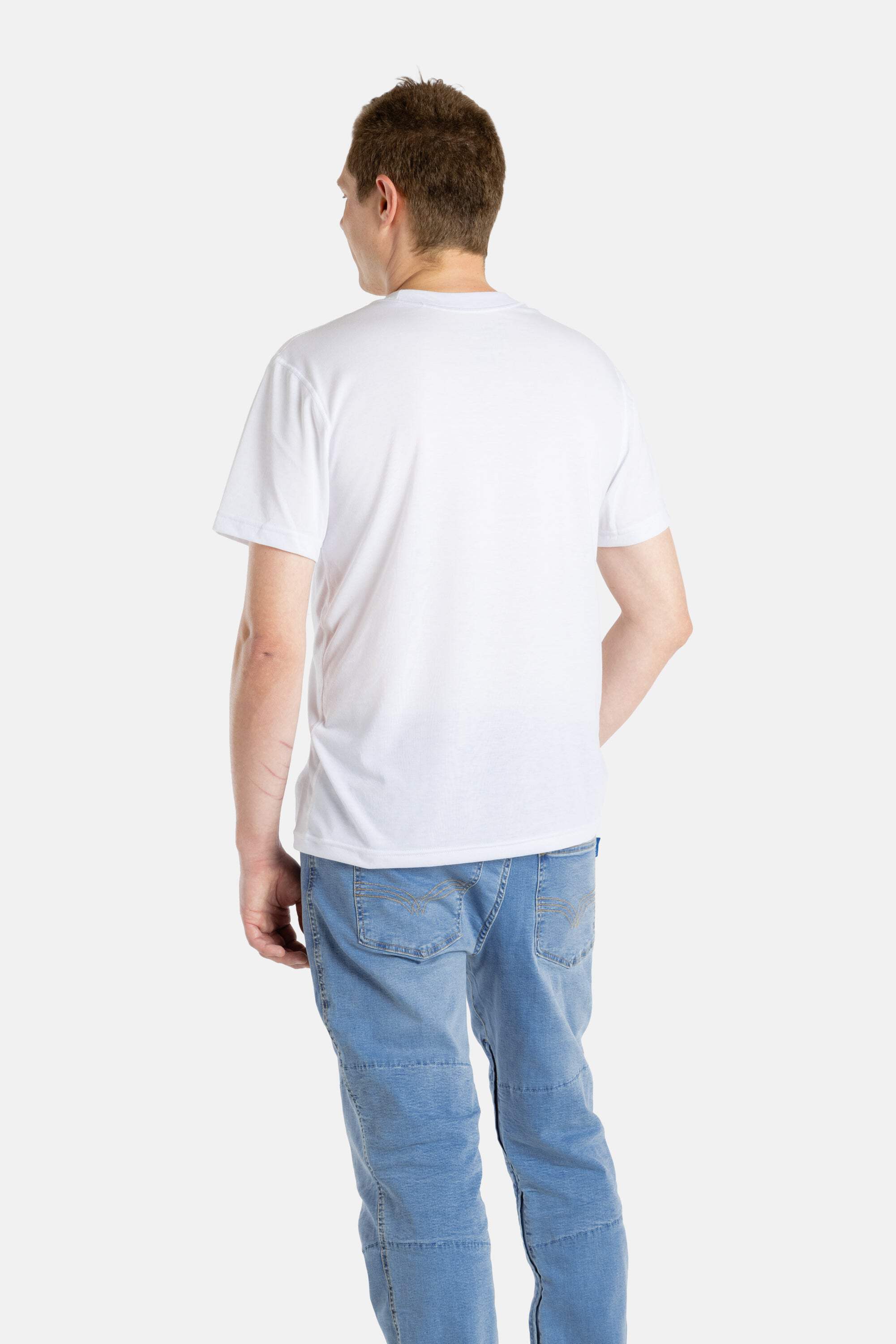 No Limbits Adaptive Men's White Sensory Tee