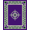 Purple, Pattern 4, variant on ODIKA 2x3 Machine Washable Non-Slip Area Rug, Celtic Knotwork Swirl Festive Evergreen Inspired Art High Traffic Rug, Black, 624263