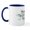 White/Navy Inside, variant on CafePress - Because EEG Technician Mug - 11 oz Ceramic Mug - Novelty Coffee Tea Cup