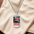 thumbnail image 4 of Trump Shot Fight Collar Metal Plata Regalo para Amigos, 4 of 7