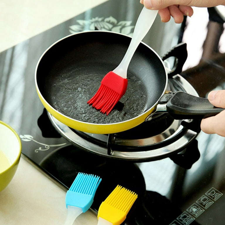 20 Pcs Silicone Pastry Brush Baking BBQ Basting Brush Cooking Utensil  Kitchen Baking Kit (Random Color) 