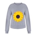 thumbnail image 3 of AMERTEER Sweatshirt Imprimé Quotidien des Femmes Long Pull-Over Lettre Impression O Col Impression Manches Longues Femmes Planche à Roulettes Femmes Blouse, 3 of 3