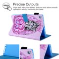 thumbnail image 4 of Fire HD 8 Case (2018/2017/2016, 8th/7th/6th Generation), Allytech Slim Folio Kickstand Auto Sleep Wake Magnetic Closure Cards Pocket Wallet Case Cover for Amazon Kindle Fire HD 8, Cute Cat, 4 of 8