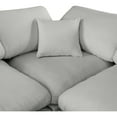 thumbnail image 5 of Meridian Furniture Comfy Grey Linen Textured Fabric Modular Sectional, 5 of 11