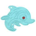 thumbnail image 2 of Mangeoire Lente, Tapis d'Alimentation en Forme Texturé Doux pour Chats Bleu, 2 of 8