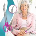 thumbnail image 5 of Toenail Scissors For Seniors | Long Stainless Steel 8 1/4 Inch Nail Clippers, 5 of 5