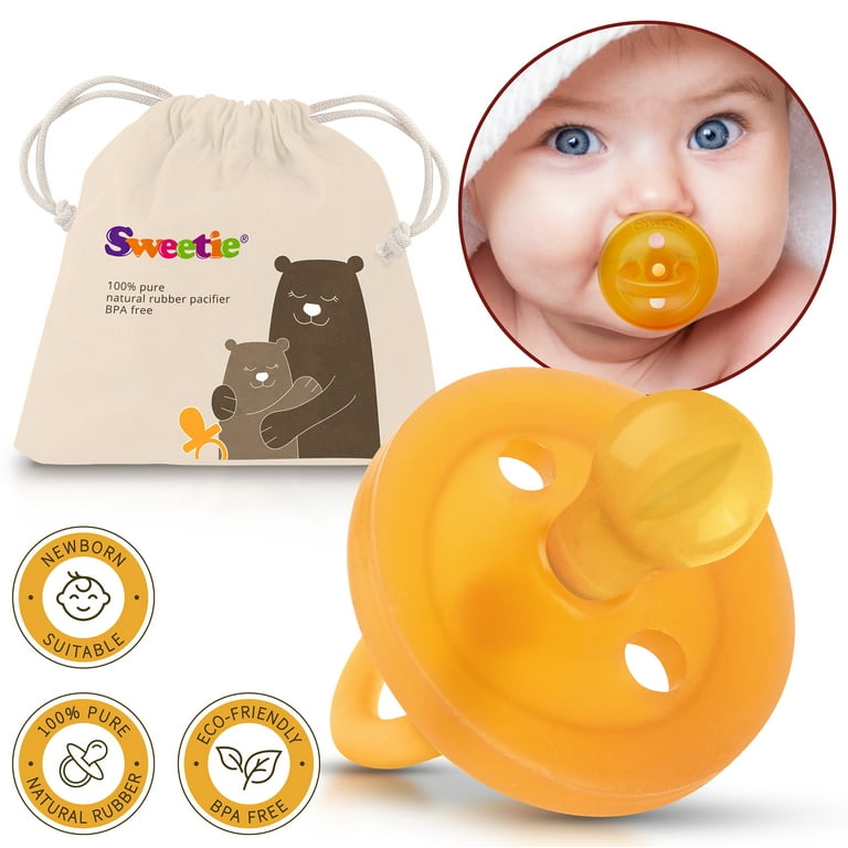 Pacifier Small Photo SWEETIE Rubber Pacifier Natural Rubber