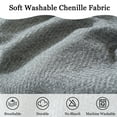 thumbnail image 3 of Eurhowing Chenille Sofa Cover, Pet & Kid Friendly Couch Slipcover, Ultra Soft Throws Furniture Protector for 3 Cushion Sofa, 71"x 118", Gray, 3 of 10