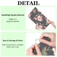 thumbnail image 5 of Microfibre Drying Mat for Kitchen Farmhouse Pink Floral Flowers Green Leaves Dish Drying Drainer Mat Absorbent Pioneer Drying Mat Washing Up for Glass, Plate & Cup 16inch X 18inch, 5 of 7
