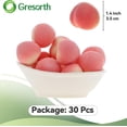 thumbnail image 3 of 30pcs Mini Artificial Peach Decoration Fake Fruit Home Party Christmas DIY Material - 3.5 cm, 3 of 3