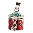 thumbnail image 1 of Caja abierta con colgante de de urna de cremación para mascotas/ - rojo Hugo Memorial Pet Pendant, 1 of 8