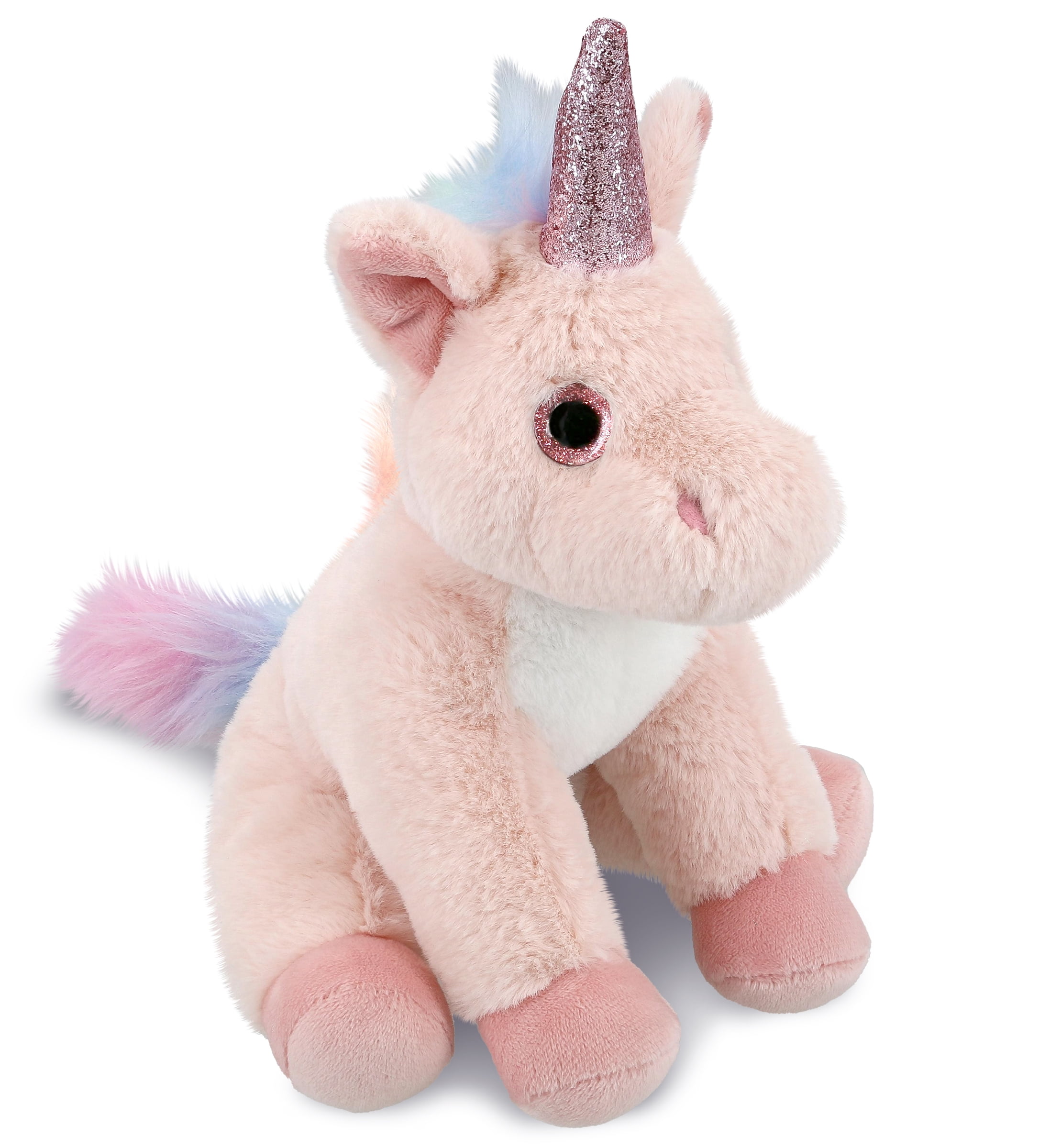 DolliBu Plush Pink Unicorn Stuffed Animal Soft Huggable Unicorn