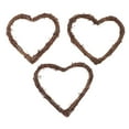 thumbnail image 2 of de De De 3 Piezas - Juegos De Manualidades De De Seca Natural Rama De De Ratán Decoraci 20 centímetros perfecl corona de ratán de corazón de amor, 2 of 7