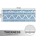 thumbnail image 5 of Kitchen Rugs Sets Of 2,Boho Blue Geometric Ethnic Pattern Anti Fatigue Kitchen Mat Rugs Non Slip Washable,Decorative Kitchen Floor Mats for Kitchen,Sink,Laundry,17"X47", 5 of 5