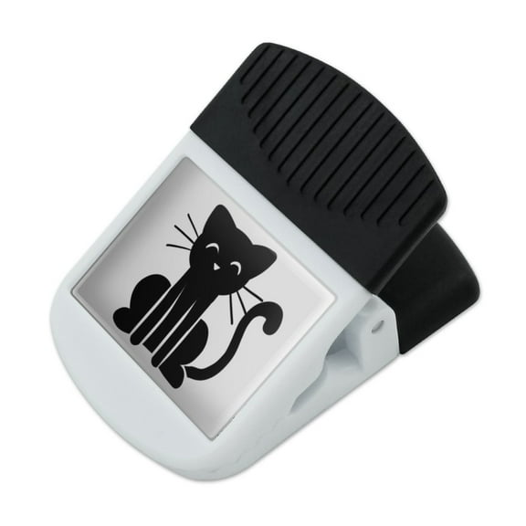 Cat Stick Figure Family Pet Refrigerator Fridge Magnet Magnetic Hanging Hook Note Snack Clip