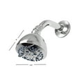 thumbnail image 5 of Refresh High Pressure Full Coverage 5 Function Fixed Shower Head, Chrome, 5 of 9