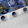thumbnail image 4 of Homewish Teens Colorful Gamepad Curtains Pack of 2 (42x84 Each),Rustic Camo Curtains Blackout,Gray Blue Bedroom Curtains For Boys Kids,Luxury Bedroom Decor, 4 of 6