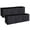 Black, variant on Garvee 6 Pack 13 inch Cube Storage Bins, Foldable Fabric Storage Cubes with Leather Handle, Closet Organizer Boxes for Shelves, Wardrobe, Living Room and Office, Brown